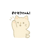 【毎日使える】しろまるにゃんのいちにち3（個別スタンプ：17）