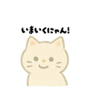 【毎日使える】しろまるにゃんのいちにち3（個別スタンプ：40）