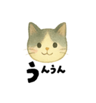 【毎日つかえる】ねこのかおことば（個別スタンプ：12）