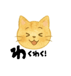 【毎日つかえる】ねこのかおことば（個別スタンプ：36）