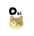【毎日つかえる】ねこのかおことば（個別スタンプ：40）