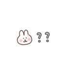 うさぎの気持ちを伝える省スペース2（個別スタンプ：21）