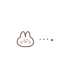うさぎの気持ちを伝える省スペース2（個別スタンプ：25）