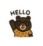 キャンプクマの毎日トーク（個別スタンプ：4）