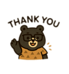 キャンプクマの毎日トーク（個別スタンプ：5）