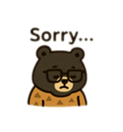 キャンプクマの毎日トーク（個別スタンプ：6）