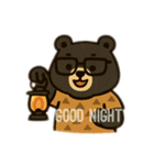 キャンプクマの毎日トーク（個別スタンプ：7）