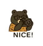 キャンプクマの毎日トーク（個別スタンプ：10）