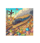 ロマンティック鉄道2025❤️19（個別スタンプ：14）