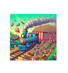 ロマンティック鉄道2025❤️19（個別スタンプ：17）