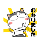 ハチワレ猫★お買い物（個別スタンプ：32）