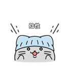 【強がり編】ガン患者にゃん（個別スタンプ：6）