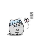 【強がり編】ガン患者にゃん（個別スタンプ：18）