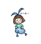 おかっぱ頭のバニーちゃん2（個別スタンプ：2）