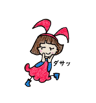おかっぱ頭のバニーちゃん2（個別スタンプ：20）