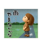 元気なママさん（個別スタンプ：3）