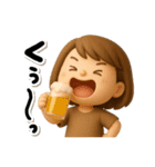 元気なママさん（個別スタンプ：10）
