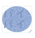 日本の和柄 メッセージ スタンプ D110（個別スタンプ：7）