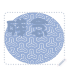 日本の和柄 メッセージ スタンプ D116（個別スタンプ：9）