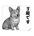 犬の メッセージ スタンプ 10（個別スタンプ：15）