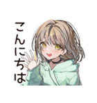 ゆるパーカーちゃんの観戦日記（個別スタンプ：2）