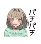 ゆるパーカーちゃんの観戦日記（個別スタンプ：18）