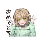 ゆるパーカーちゃんの観戦日記（個別スタンプ：22）