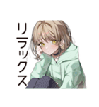 ゆるパーカーちゃんの観戦日記（個別スタンプ：32）