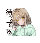 ゆるパーカーちゃんの観戦日記（個別スタンプ：35）