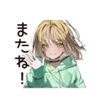 ゆるパーカーちゃんの観戦日記（個別スタンプ：36）