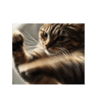 動く！猫でリアクション（個別スタンプ：20）