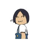 オーバーオールを着たおとこのこ（個別スタンプ：8）