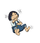 オーバーオールを着たおとこのこ（個別スタンプ：29）