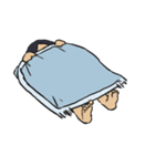 オーバーオールを着たおとこのこ（個別スタンプ：34）