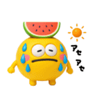 夏の超立体カラフル♡モンスター（個別スタンプ：26）