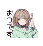 ガチ照れ♡ゆるパーカーちゃん（個別スタンプ：39）