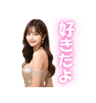 スケベな高級キャバ嬢の大人の誘惑（個別スタンプ：3）