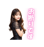 スケベな高級キャバ嬢の大人の誘惑（個別スタンプ：25）