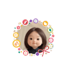 女の子の幸せ（個別スタンプ：2）