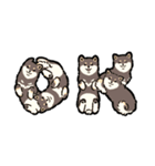 今日も柴犬が可愛い5 -黒柴-（個別スタンプ：4）