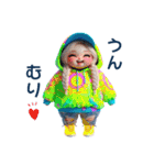 ネオンカラーの女の子✨ ぽっちゃりver.（個別スタンプ：12）