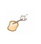 小さなネコたちのまったりな日常（個別スタンプ：3）