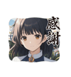 毎日美少女4◆感謝します（個別スタンプ：5）