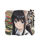 毎日美少女4◆感謝します（個別スタンプ：8）