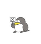 ゆるいペンギンさんスタンプ（個別スタンプ：6）
