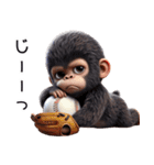 子供ゴリラ×野球！3Dリアル（個別スタンプ：33）