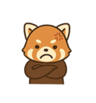 表情豊かなレッサーパンダくん（個別スタンプ：21）