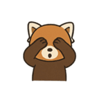 表情豊かなレッサーパンダくん（個別スタンプ：29）