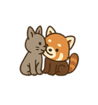 表情豊かなレッサーパンダくん（個別スタンプ：32）