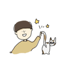 ぼくと猫の日常2（個別スタンプ：2）